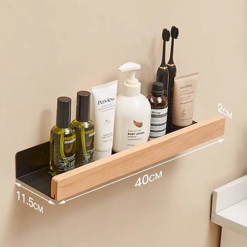 Bathroom Rack Wall - mounted Shower Room Toilet Nordic style Shelf - Boxed In