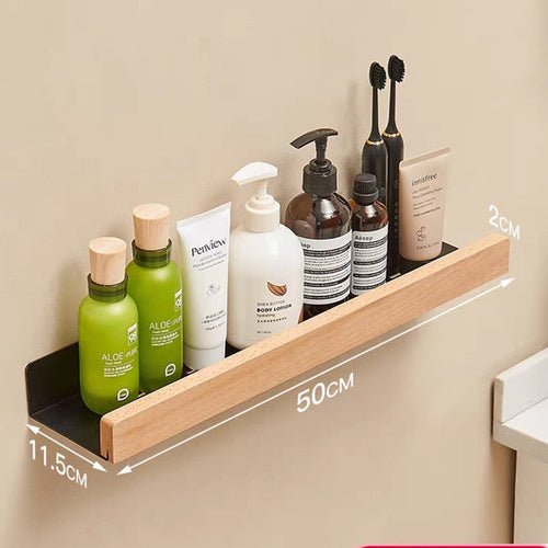 Bathroom Rack Wall - mounted Shower Room Toilet Nordic style Shelf - Boxed In