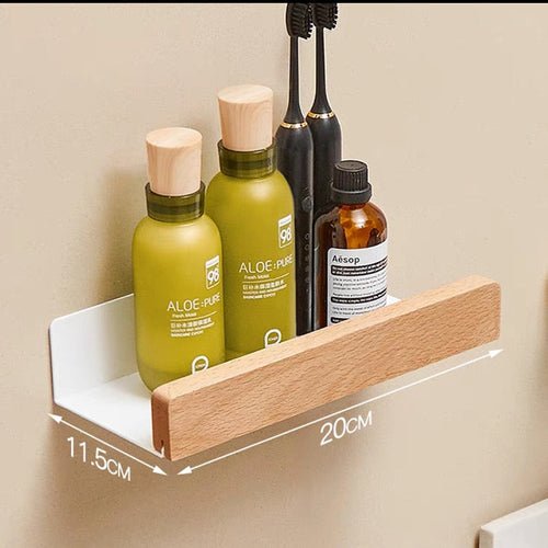 Bathroom Rack Wall - mounted Shower Room Toilet Nordic style Shelf - Boxed In