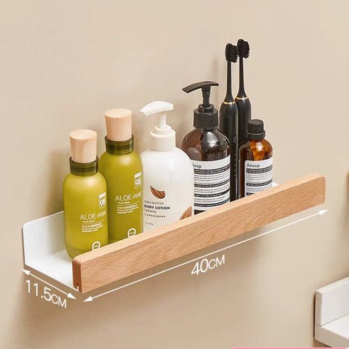 Bathroom Rack Wall - mounted Shower Room Toilet Nordic style Shelf - Boxed In