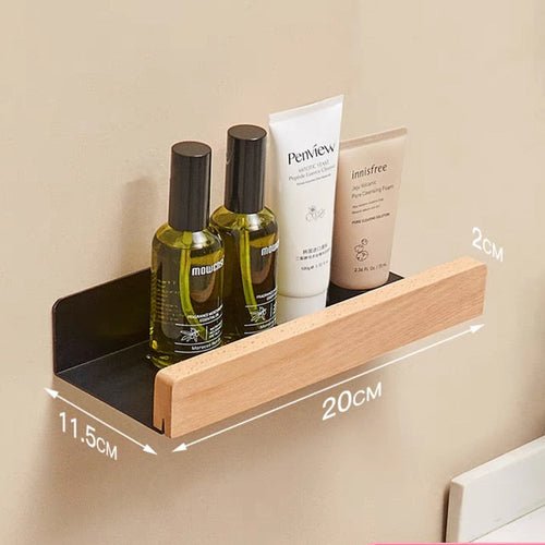 Bathroom Rack Wall - mounted Shower Room Toilet Nordic style Shelf - Boxed In
