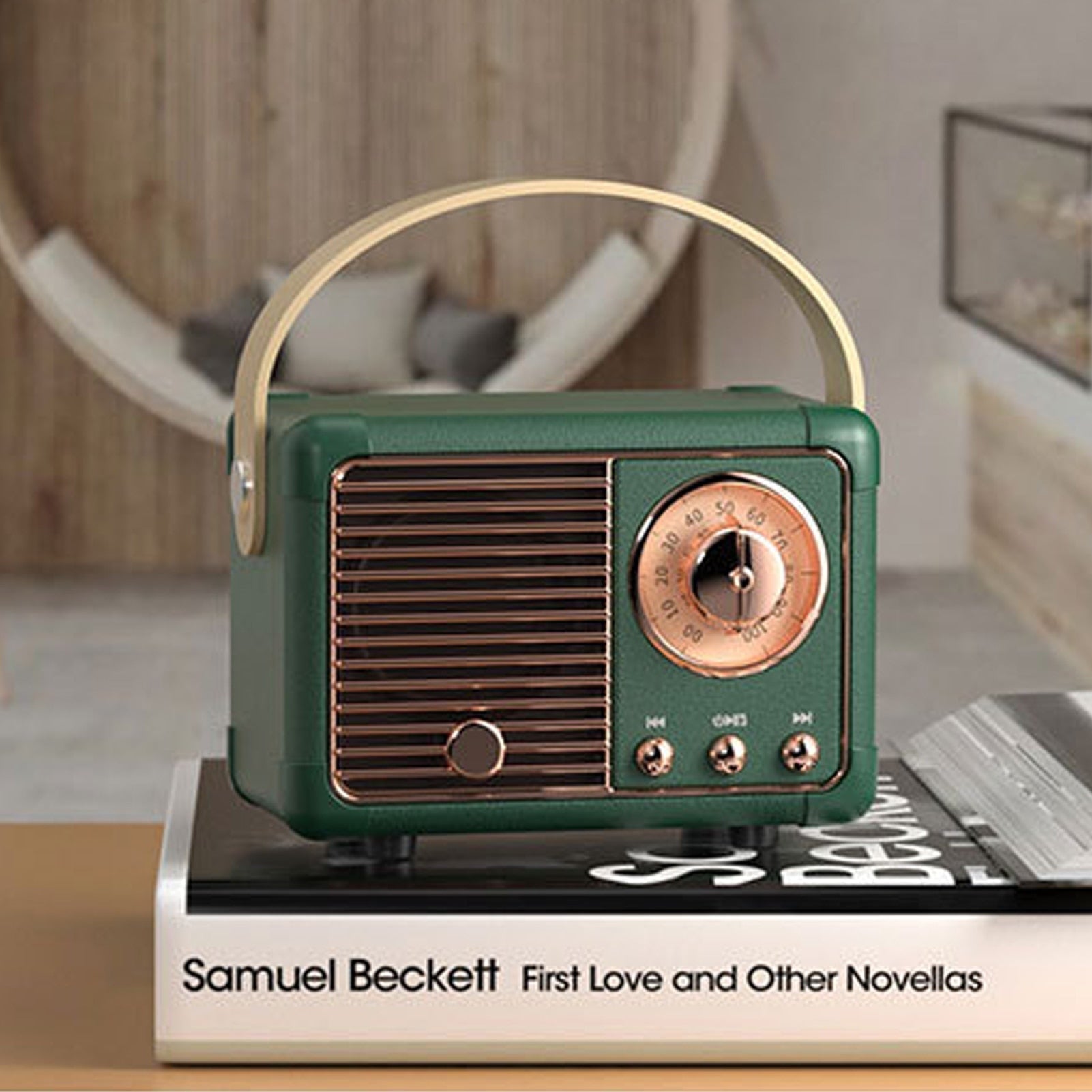 Bluetooth Compact Retro Speakers with Radio - Boxed In
