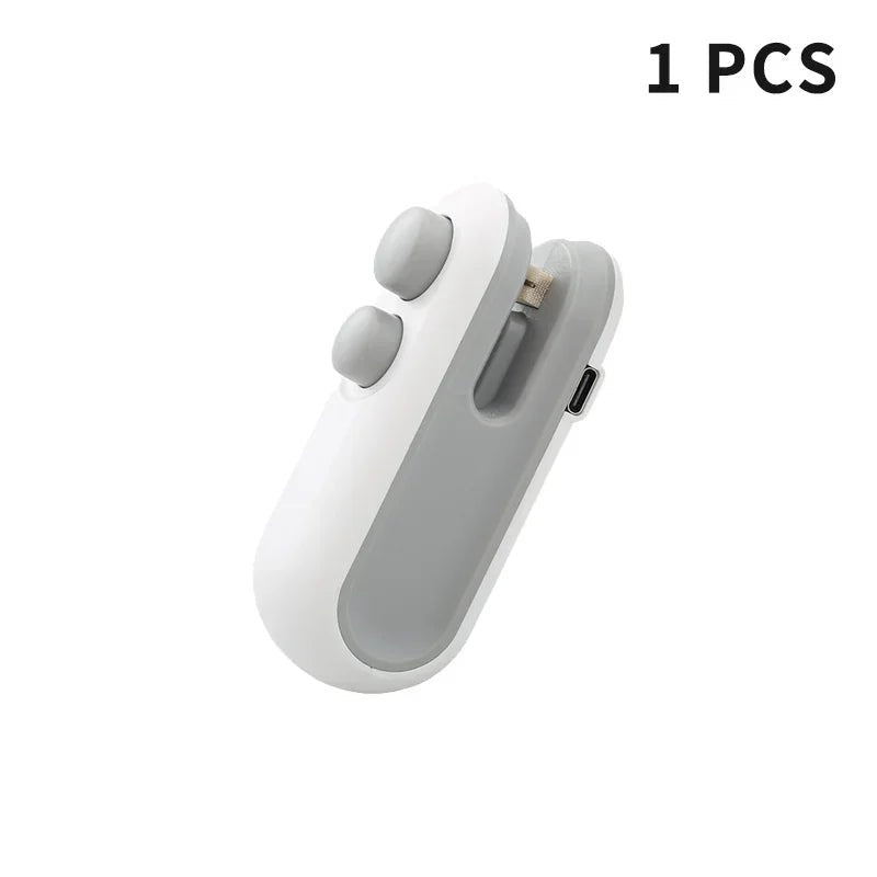 Handheld Bag Sealer Mini Heat Vacuum Food Sealer with Cutter and Magnet 2 in 1 Bag Sealer for Plastic Bags Snacks Food Storage - Boxed In