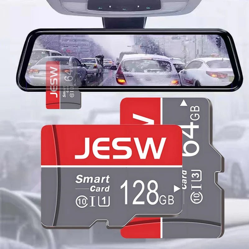 JESW Micro 128G Ultra Memory SD Card TF Flash Card A1 V10 C10 U1 32GB 64G 16G 8G 4G Micro for Camera UAV Phone Switch Table - Boxed In