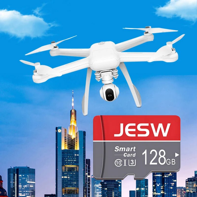 JESW Micro 128G Ultra Memory SD Card TF Flash Card A1 V10 C10 U1 32GB 64G 16G 8G 4G Micro for Camera UAV Phone Switch Table - Boxed In