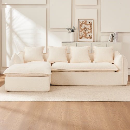 LuneluX_Home – Oversized 3 - Seater L - Shape Sofa with Chaise - Boxed In