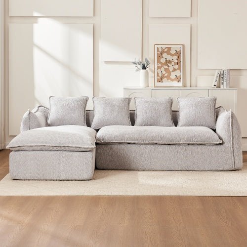 LuneluX_Home – Oversized 3 - Seater L - Shape Sofa with Chaise - Boxed In