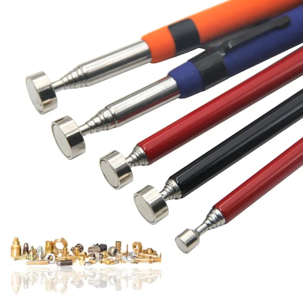 Magnetic Retractable Pickup Suction Iron Rod Portable Multifunctional Extractor Pen Clip Automotive Repair Tools - Boxed In