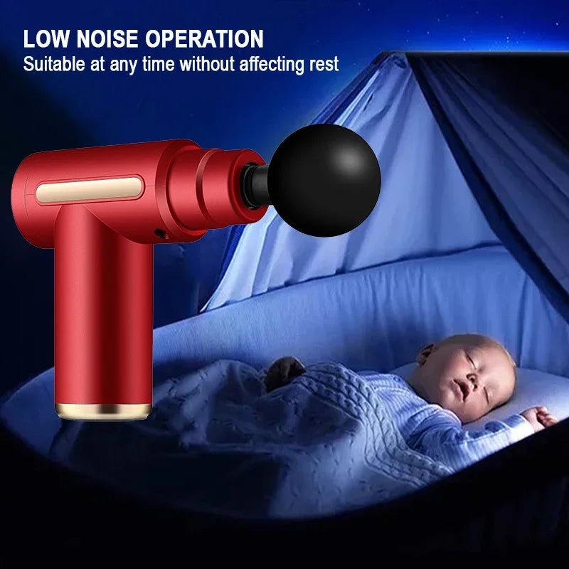 Mini Fascia Gun Wireless Massage Gun Muscle Relaxation Massage Equipment Neck Membrane Cervical Spine Massage Instrument - Boxed In