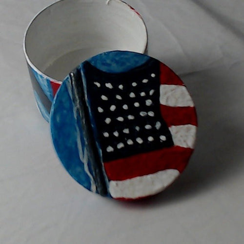 American Flag Round Keepsake Box - Patriotic Memorabilia - Boxed InAmerican Flag Round Keepsake Box - Patriotic MemorabiliaAmerican Flag Round Keepsake Box - Patriotic MemorabiliaMemento Keepsake BoxesAmerican Flag Round Keepsake Box - Patriotic MemorabiliaAmerican Flag Round Keepsake Box - Patriotic MemorabiliaAmerican Flag Round Keepsake Box - Patriotic MemorabiliaAmerican Flag Round Keepsake Box - Patriotic MemorabiliaMemento Keepsake Boxes