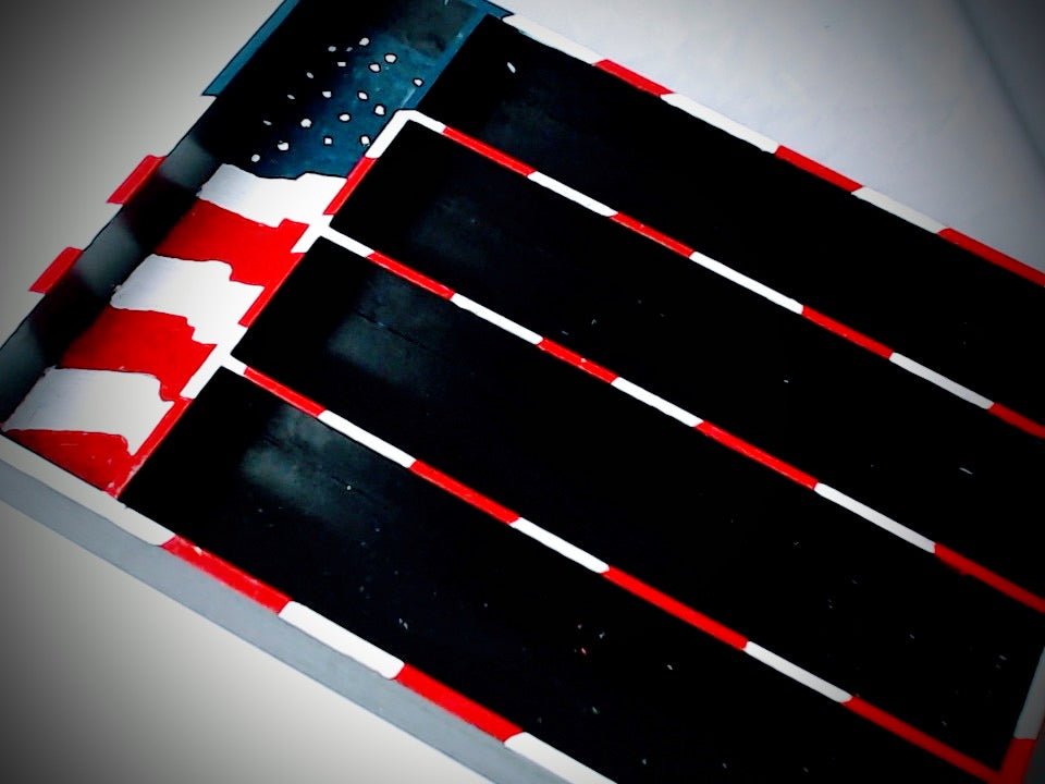 Patriotic Shadow box - Boxed In