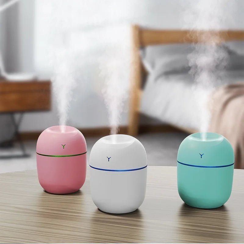 Portable Ultrasonic Humidifier USB Aroma Essential Oil Diffuser LED - Boxed In