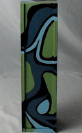 The Winding Wine Box in hues of blue - green - Boxed In