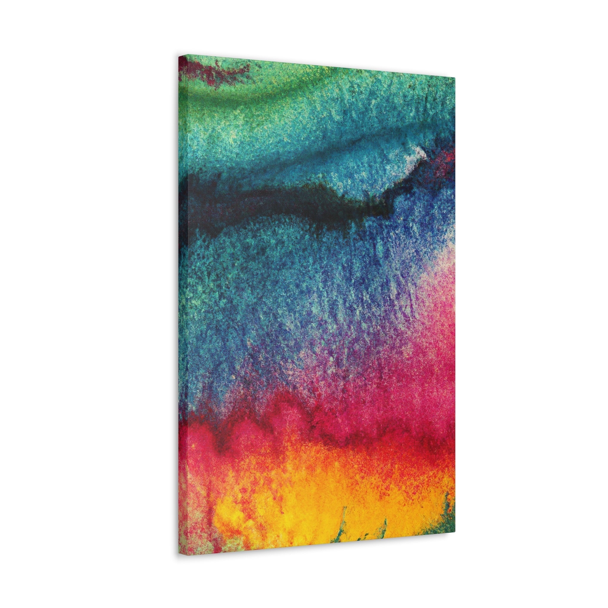 Wall Art Decor - Canvas Print Artwork - Multicolor Abstract Pattern - Boxed In